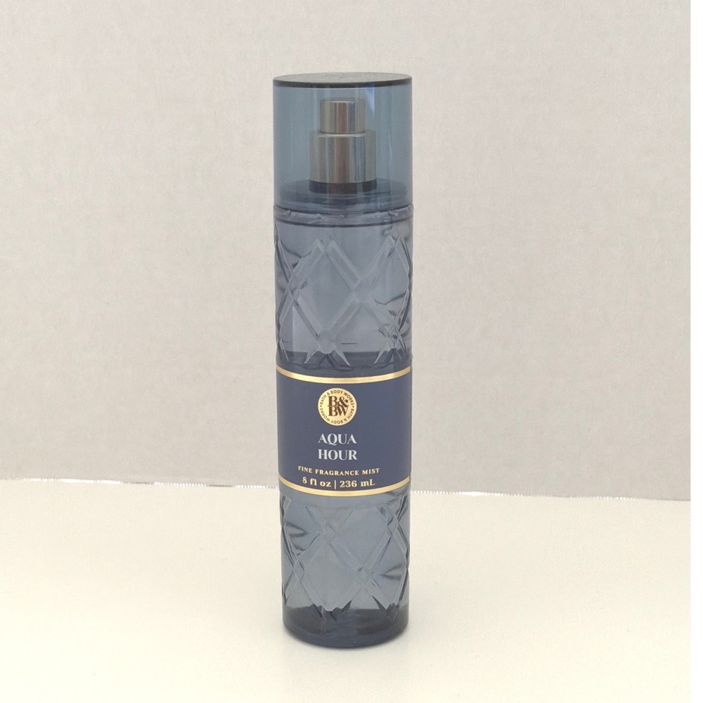 Bath & Body Works Fragrance Mist Sz 8oz Aqua Hour Bergamot Peony Spray Perfume